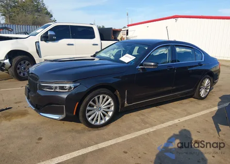 2022 BMW 740 I z USA, uszkodzony, nr VIN WBA7T2C01NCH85843